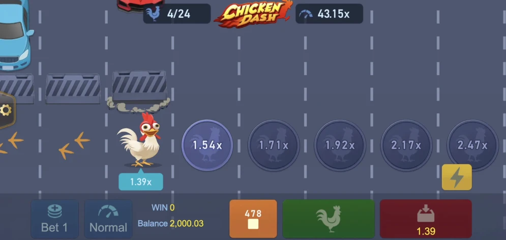 Chicken Dash Game